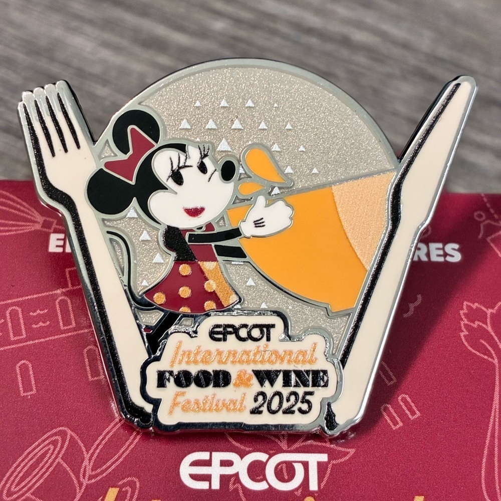 Disney Parks 2025 Blind Box Epcot International Food and Wine Festival Pin